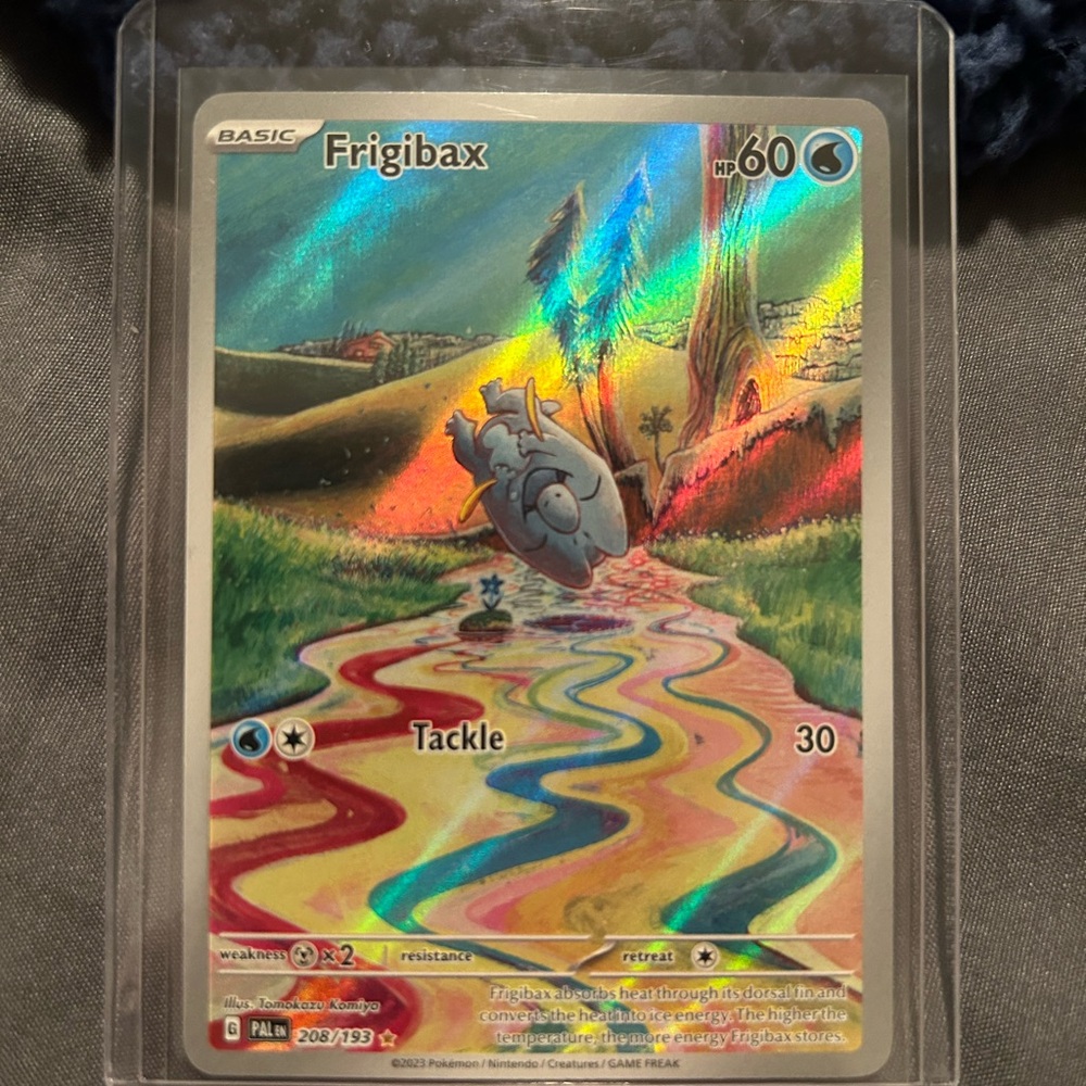 Frigibax Holographic Pokémon Card